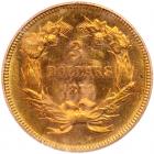 1879 $3 Gold PCGS MS63 - 2