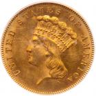 1879 $3 Gold PCGS MS63