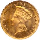 1882 $3 Gold PCGS MS64