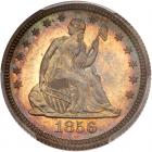 1856 Liberty Seated 25C PCGS Proof 65