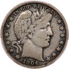 1904-S Barber 50C PCGS VF20