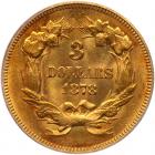 1878 $3 Gold PCGS MS64 - 2