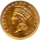 1883 $1 Gold Indian PCGS MS63