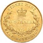 Australia. 1/2 Sovereign, 1856 (Sydney) NGC EF40 - 2