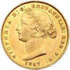 Australia. Sovereign, 1857 (Sydney) NGC AU55