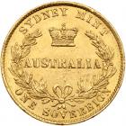 Australia. Sovereign, 1862 (Sydney) NGC AU58 - 2
