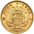 South Africa. 1/2 Pond, 1893 NGC EF45 - 2