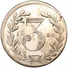 Australia. Threepence, 1858 NGC MS62 - 2