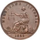 Australia. Edwd. De Carle & Co. Penny, 1855 EF45 BR