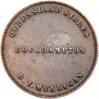 Australia. D.T. Mulligan. 1/2 Penny, 1863 NGC AU50 BR - 2