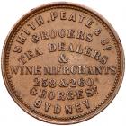 Australia. Smith, Peate & Co. 1/2 Penny, 1836-Dated NGC EF45 BR - 2