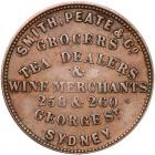 Australia. Smith, Peate & Co. 1/2 Penny, 1836-Dated NGC EF - 2