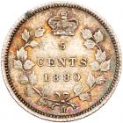 Canada. 5 Cents, 1880-H NGC MS61 - 2