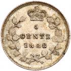 Canada. 5 Cents, 1888 NGC MS61 - 2