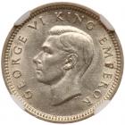 New Zealand. Threepence, 1942 NGC MS63