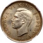 New Zealand. Shilling, 1942 NGC MS63