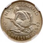 New Zealand. Shilling, 1942 NGC MS63 - 2