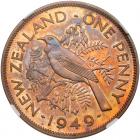 New Zealand. Proof Penny, 1949 NGC PF65 BR - 2