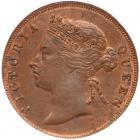 Straits Settlements. Cent, 1897 PCGS MS63 RB