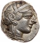 Attica, Athens. Silver Tetradrachm (17.1 g), ca. 454-404 BC EF - 2