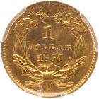 1855-O $1 Gold Indian PCGS MS62 - 2