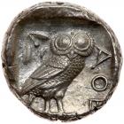 Attica, Athens. Silver Tetradrachm (17.1 g), ca. 454-404 BC EF - 2