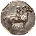 Calabria, Tarentum/Taras. Silver Didrachm (7.89 g), ca. 302-280 BC