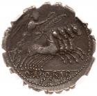 Q. Antonius Balbus. Silver Denarius Serratus (3.96 g), ca. 83-82 BC - 2