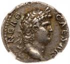 Nero. Silver Denarius (3.17 g), AD 54-68