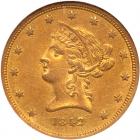 1842 $10 Liberty. Sm Date NGC AU53