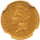 1860-S $1 Gold Indian NGC AU55