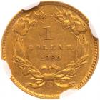 1860-S $1 Gold Indian NGC AU55 - 2