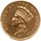 1860 $3 Gold