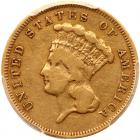 1855-S $3 Gold