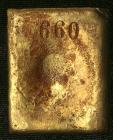 Kellogg & Humbert Assayers gold bar No. 660. 861 Fine, 26.55 oz. Mold KH-02. - 2