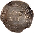 1652 Massachusetts Pine Tree Shilling Noe-11 Rarity-4 NGC XF Details, Improperly Cleaned - 2