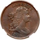 WITHDRAWN - 1804 C-5 R4 Spiked Chin NGC graded MS62 Brown