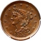 1853 C-1 R1 PCGS graded MS64 Brown, CAC Approved