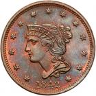 1842 N-5 R3 Large Date PCGS MS65 RB