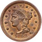 1852 N-14 R1 Repunched Date PCGS Genuine