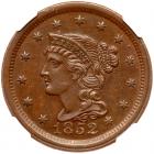 1852 N-23 R5 NGC graded MS62 Brown