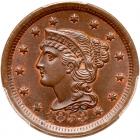 1853 N-19 R1 Repunched 1853 PCGS graded MS65 Brown, CAC Approved