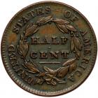 Pair of Half Cents, 1829 & 1834 - 2
