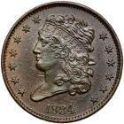 1834 C-1 R1 PCGS graded MS62 Brown