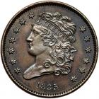 1835 C-2 R1 PCGS graded MS62 Brown