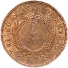 1864 2C. Lg Motto PCGS MS64 RB - 2