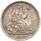 1837 Liberty Seated H10C NGC EF40