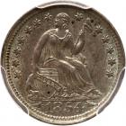 1854 Liberty Seated H10C PCGS AU58