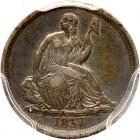 1837 Liberty Seated 10C. Lg Date PCGS EF40