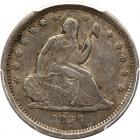 1838 Liberty Seated 25C PCGS VF35